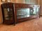 Large Sideboard in Walnut, Glass and Brass, 1890s, Image 5