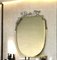 Espejo de pared vintage de bronce, años 40, Imagen 2