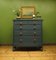 Large Blue Bow Fronted Chest of Drawers No2, Image 6