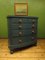 Large Blue Bow Fronted Chest of Drawers No2, Image 10