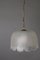 Vintage Glas Blumen Lampe, 1960er 3