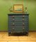 Large Blue Bow Fronted Chest of Drawers No1 6