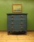 Large Blue Bow Fronted Chest of Drawers No1 1