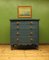 Large Blue Bow Fronted Chest of Drawers No1, Image 1