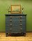 Large Blue Bow Fronted Chest of Drawers No1, Image 2