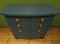 Large Blue Bow Fronted Chest of Drawers No1 20