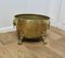 19th Century Oval Brass Lions Mask Box 1