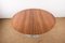 Large Round Coffee Table with Brushed Aluminum Tulip Foot and Zebrano, 1960s, Image 5