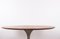 Grande Table Basse Ronde avec Pied Tulip en Aluminium Brossé et Zebrano, 1960s 14