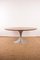 Large Round Coffee Table with Brushed Aluminum Tulip Foot and Zebrano, 1960s, Image 7