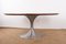 Large Round Coffee Table with Brushed Aluminum Tulip Foot and Zebrano, 1960s 6