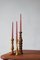 Scandinavian Wooden Candleholders, Set of 3, Image 3