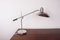 Lámpara de escritorio de metal cromado de André Lavigne para Aluminor, años 60, Imagen 7