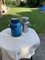 Blue and Aluminum Milk Cans, 1950s, Set of 2 3