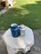 Blue and Aluminum Milk Cans, 1950s, Set of 2, Image 5