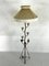 Lámpara de pie Mid-Century de latón al estilo de Arredoluce Monza, Italia, años 50, Imagen 10