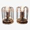 Lámparas de mesa de cristal de Murano y oro, años 70. Juego de 2, Imagen 1