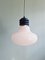 Vintage Ceiling Lamp in White Opaline of Bulbous Shape, 1970s 11