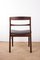 Danish Chairs in Rosewood and New Skai by Henning Kjaernulf for Vejle Stole, 1960s, Set of 4, Image 8