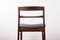 Danish Chairs in Rosewood and New Skai by Henning Kjaernulf for Vejle Stole, 1960s, Set of 4, Image 15
