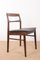 Danish Chairs in Rosewood and New Skai by Henning Kjaernulf for Vejle Stole, 1960s, Set of 4, Image 12