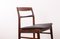 Danish Chairs in Rosewood and New Skai by Henning Kjaernulf for Vejle Stole, 1960s, Set of 4, Image 19