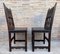 Early 20th Century Spanish Carved Chairs with Wood Seat, 1890s, Set of 2 7