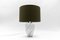 Mid-Century Modern Chrome & Illuminated Glass Table Lamp Base, Germany, 1960s 1