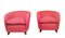 Italian Red Fabric Armchairs by Gio Ponti, 1950s, Set of 2 2
