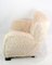 Easy Chair Vintage en Peau de Mouton, Danemark, 1940s 7