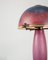 French Table Lamp in Dark Purple and Bordeaux from Le Verre Francais, 1920s, Image 5