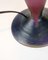 French Table Lamp in Dark Purple and Bordeaux from Le Verre Francais, 1920s 11