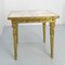 French Louis XVI Style Square Side Table in Brass and Marble, 1960, Image 5