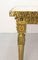 French Louis XVI Style Square Side Table in Brass and Marble, 1960, Image 9
