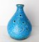 Vintage French Blue Vase, 1970s 7