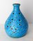 Vintage French Blue Vase, 1970s 6
