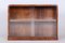 Small Art Deco Display Bookcase in Walnut and Glass, 1930s 6