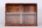 Small Art Deco Display Bookcase in Walnut and Glass, 1930s, Image 6