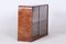 Small Art Deco Display Bookcase in Walnut and Glass, 1930s, Image 7