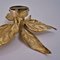 Willy Daro Style Brass Flowers Wall Lights, 1970, Set of 3, Image 7