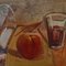 Achille Funi, Still Life Tribute, Tempera on Paper, 1964, Framed 4