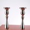 Candleholders in 800 Silver from Greggio, Set of 2 2