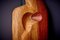 Scultura da parete in legno di sequoia e inchiostro di Sumi di Seth Gravette, 2023, Immagine 4