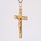 Pendentif Croix Christ en Or Rose 18 Carats, France 5