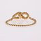 Moderner Ring aus 18 Karat Gelbgold mit Schlaufenkette 6