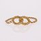 Moderno anello a catena intrecciata in oro giallo 18 carati, Immagine 7