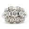 Vintage 18K White Gold Diamond Ring, 1960s, Image 4