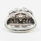 Vintage 18K White Gold Diamond Ring, 1960s, Image 6