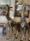 Large Brass Giraffe Figurines, 1990s, Set of 2 6