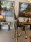 Large Brass Giraffe Figurines, 1990s, Set of 2 3